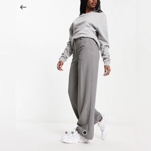 & Other Stories tailored pants in gray size 4 US, EU 36